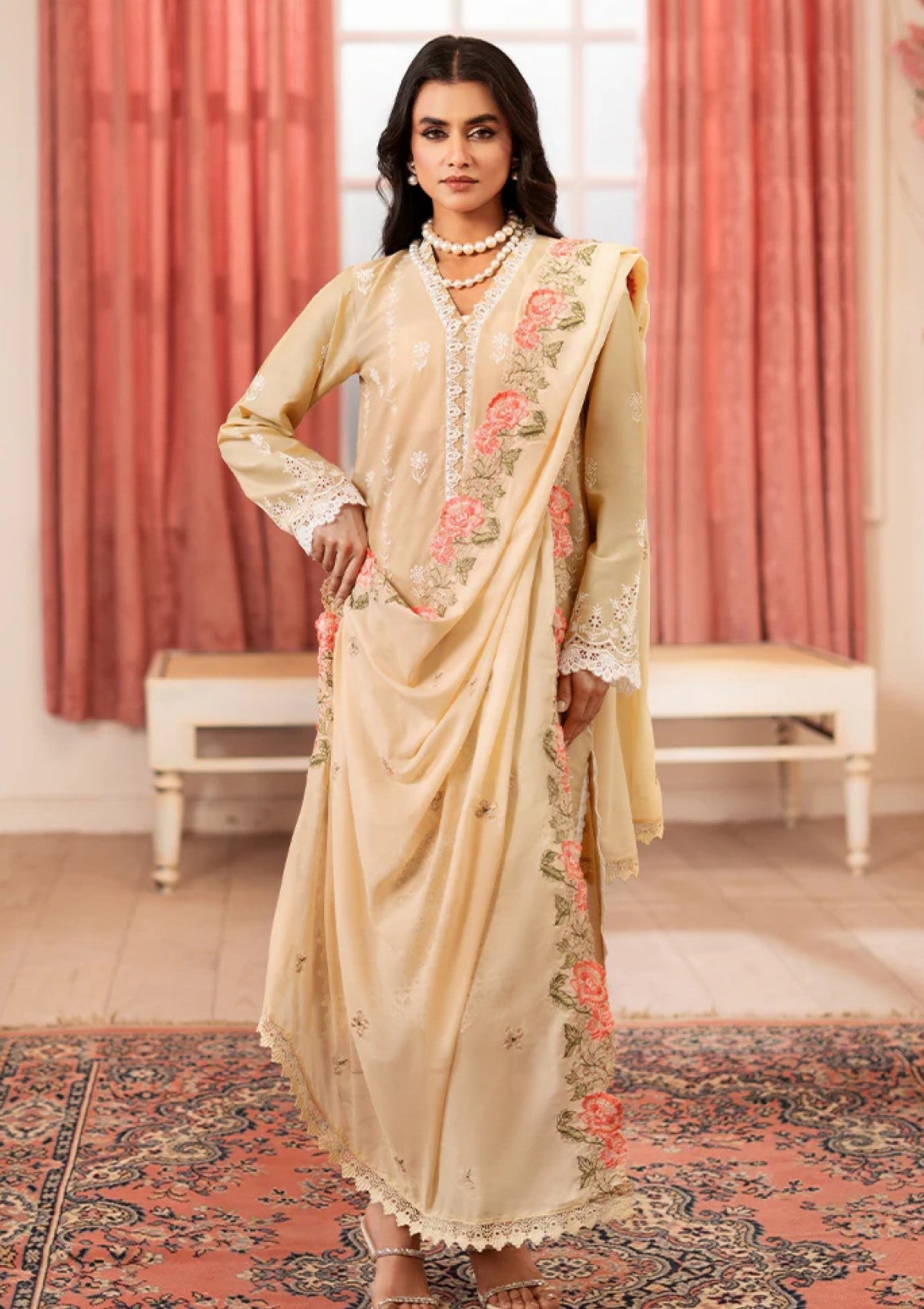 Lawn - Rajbari - Nissa Chikankari Edition S/S 25 - D#10