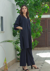 Pret Collection - Zauk - Two Piece - ZP24#19 - Navy Blue