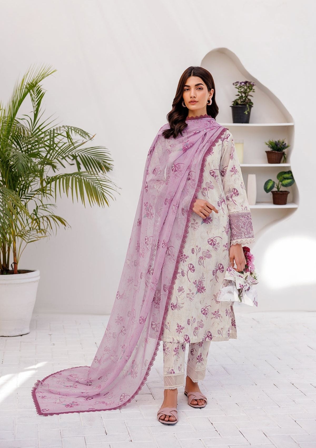 Lawn Collection - Farasha - Printed Essentials - Aurina