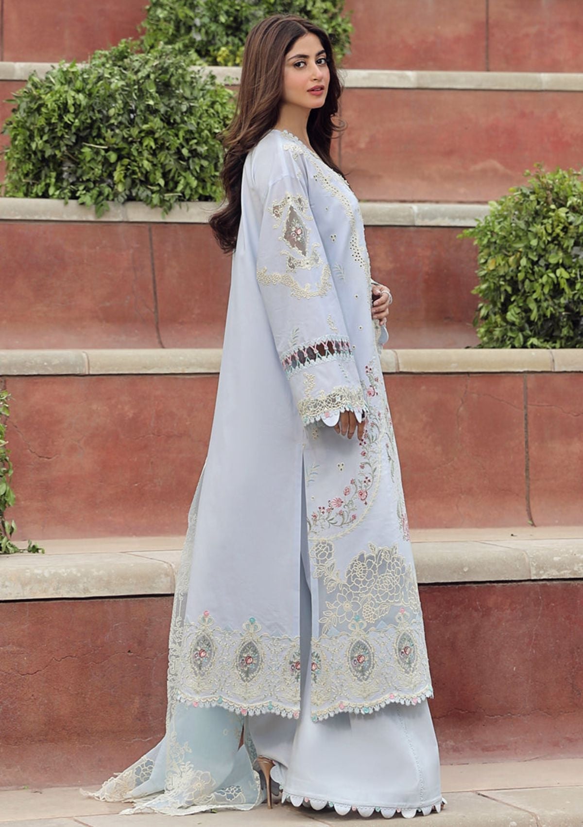 Lawn Collection - Qalamkar - Festive Lawn 24 - PS#10 - ZAIB