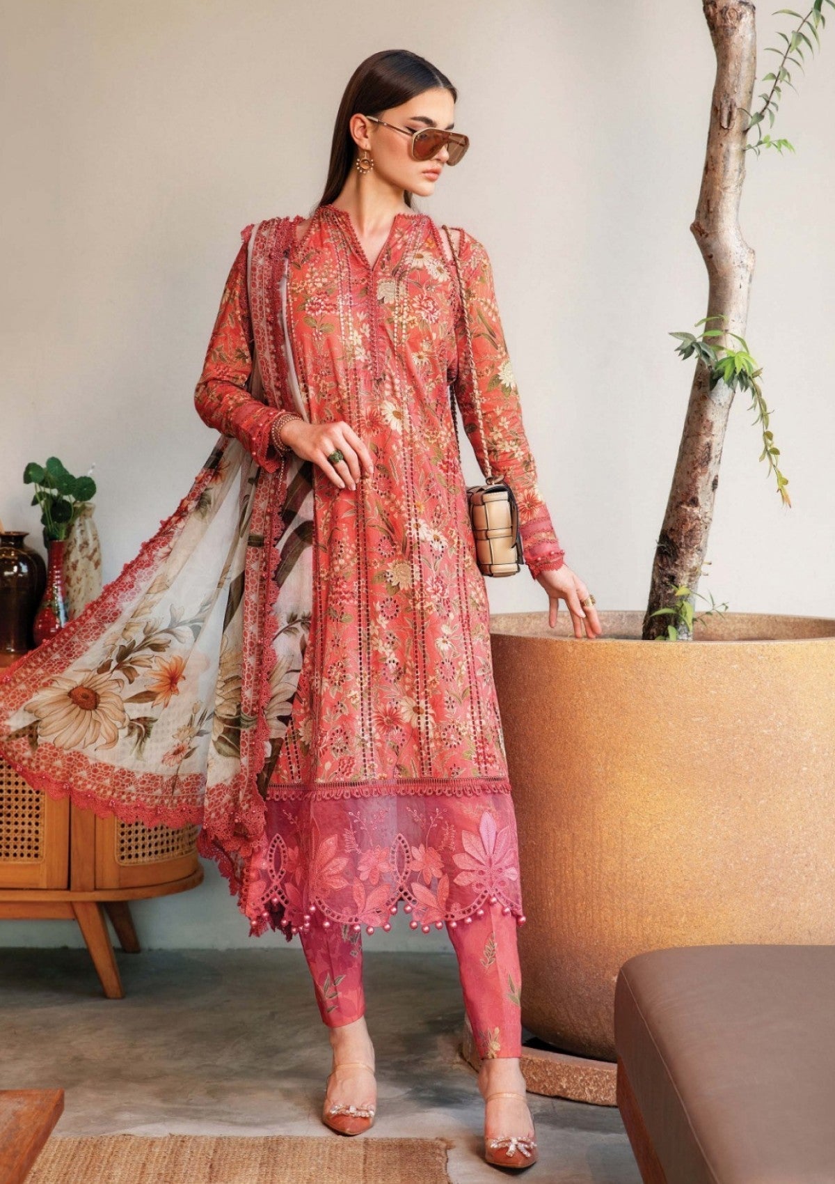 Lawn - Maria B - M Prints - Spring Summer 25 - MSL#8A