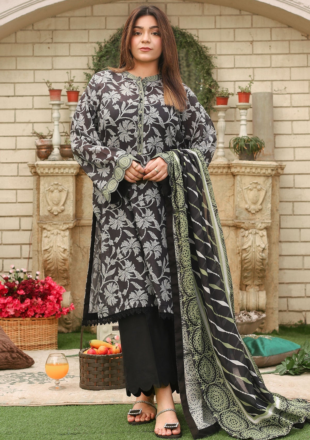 Lawn Collection - Keysha - Summer Bloom - KSB24#07