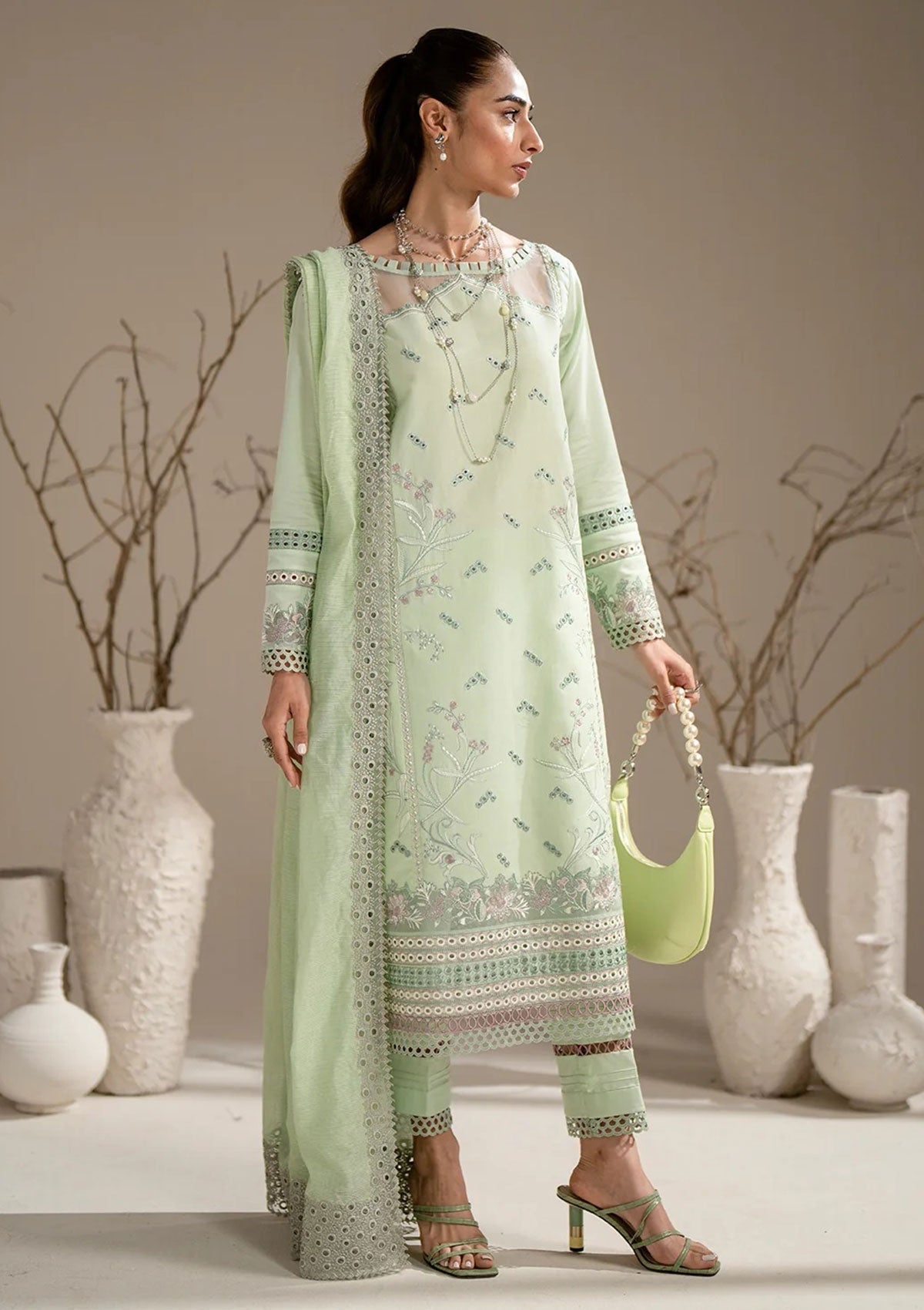 Lawn Collection - Ayesha & Usman - Azzal - Aghaaz - MEHAK