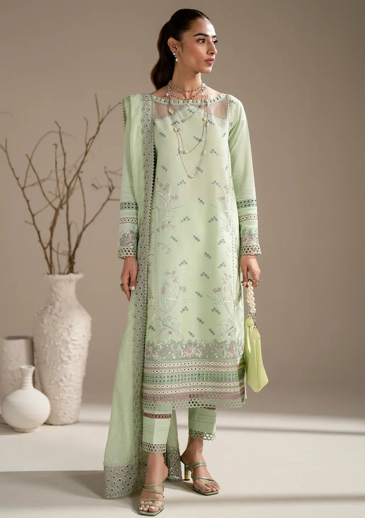 Lawn Collection - Ayesha & Usman - Azzal - Aghaaz - MEHAK