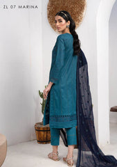 Lawn Collection - Zarif - Eid Lawn - ZEL24#07 - MARINA