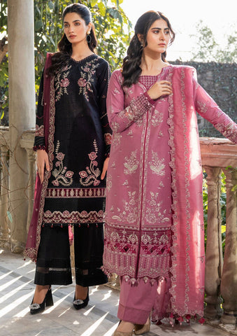 Lawn Collection - Farasha - Bahaar -FBL24#06 - TWILIGHT BLOOM