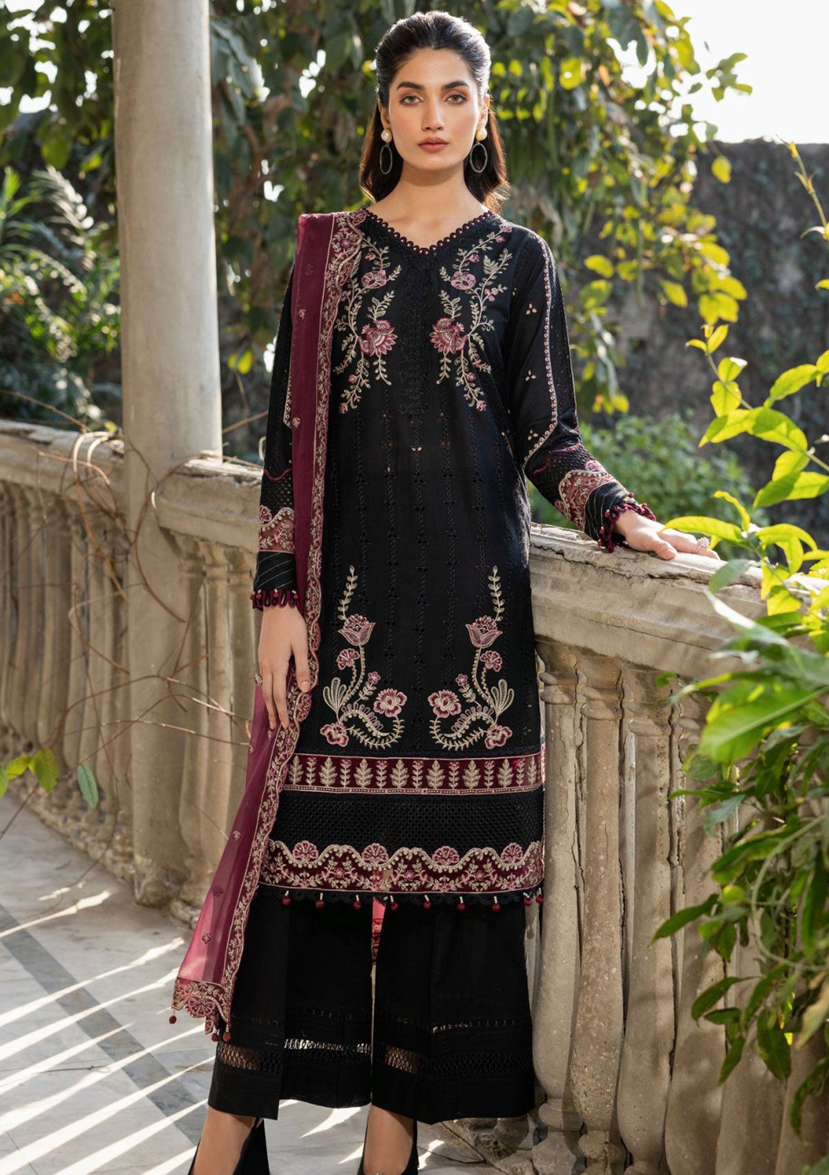 Lawn Collection - Farasha - Bahaar -FBL24#06 - TWILIGHT BLOOM