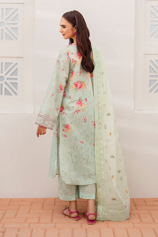 EMBROIDERED PRINTED LAWN UF-628