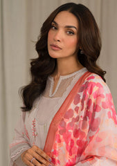 Lawn Collection - Sahar - Mirage - Embroidered - SML24#03 - L Pink