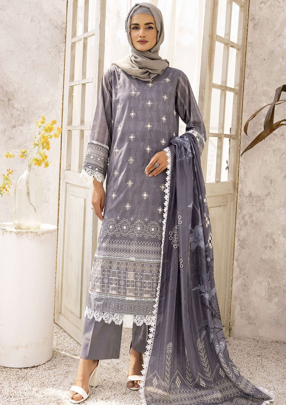 Lawn Collection - Dua - Gul-e-Zarki - Sapphire - DGS24#06