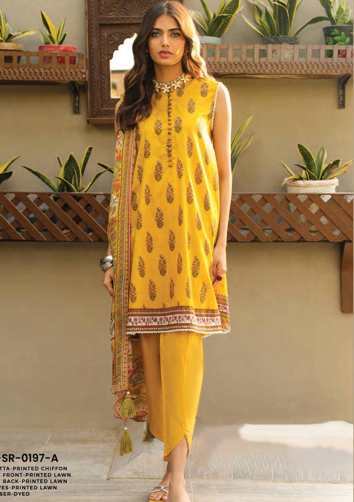 Lawn Collection - Lakhany - Komal Prints - LG-SR-0197-A