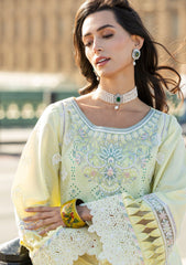 Lawn Collection - Meem - Eid - Luxury 24 - MD#08 - YELLOW