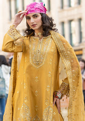 Lawn Collection - Meem - Eid - Luxury 24 - MD#03 - MUSTARD