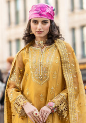 Lawn Collection - Meem - Eid - Luxury 24 - MD#03 - MUSTARD