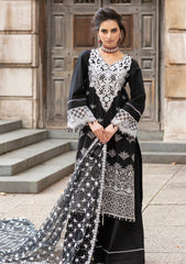 Lawn Collection - Meem - Eid - Luxury 24 - MD#01 - BLACK