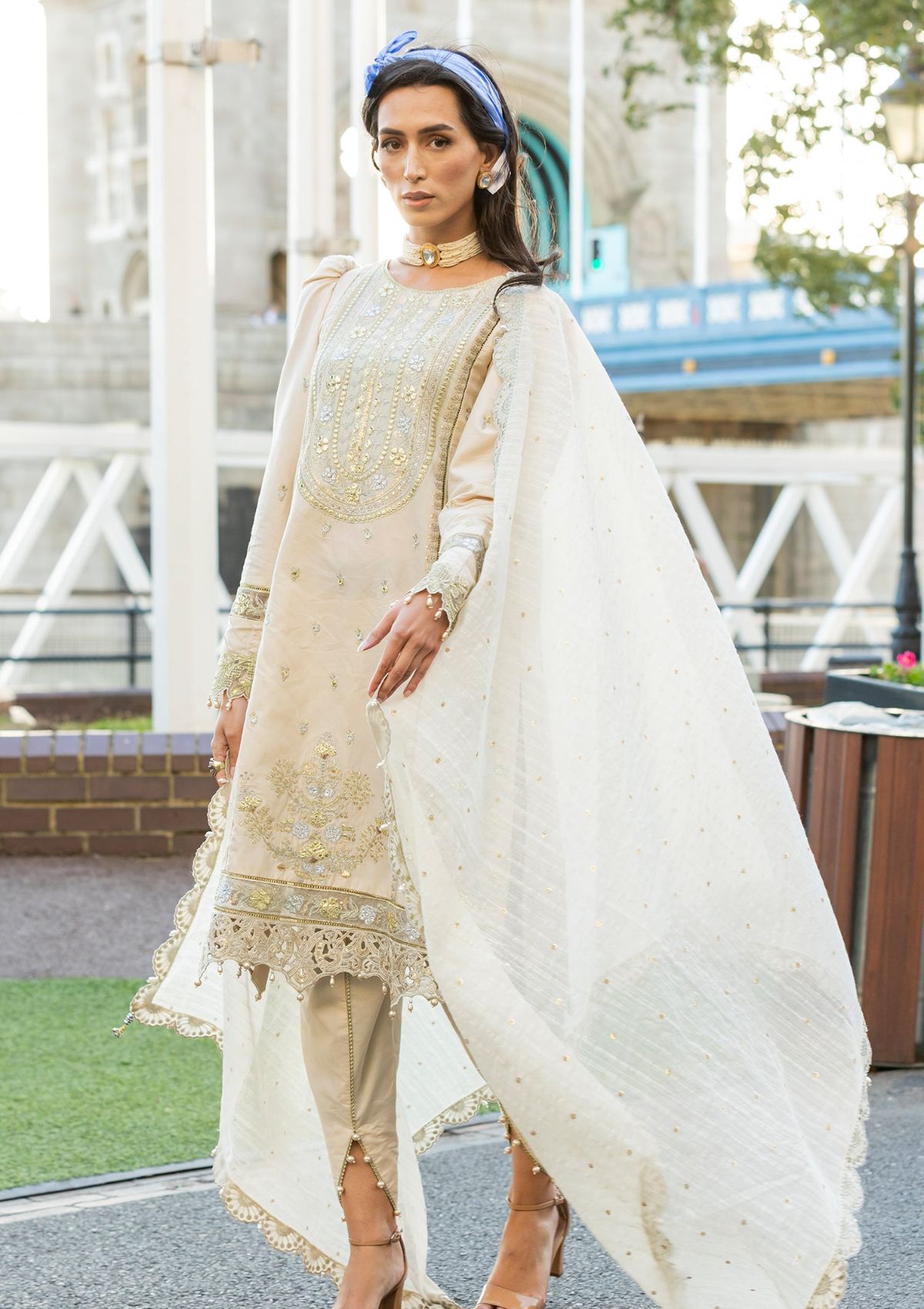 Lawn Collection - Meem - Eid - Luxury 24 - MD#04 - LIGHT SKIN