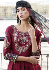 Lawn Collection - Meem - Eid - Luxury 24 - MD#11 - MAROON