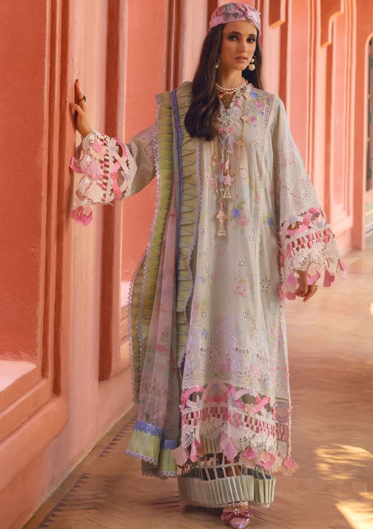 Lawn Collection - Annus Abrar - Neroli - D#04 - AMAFAH