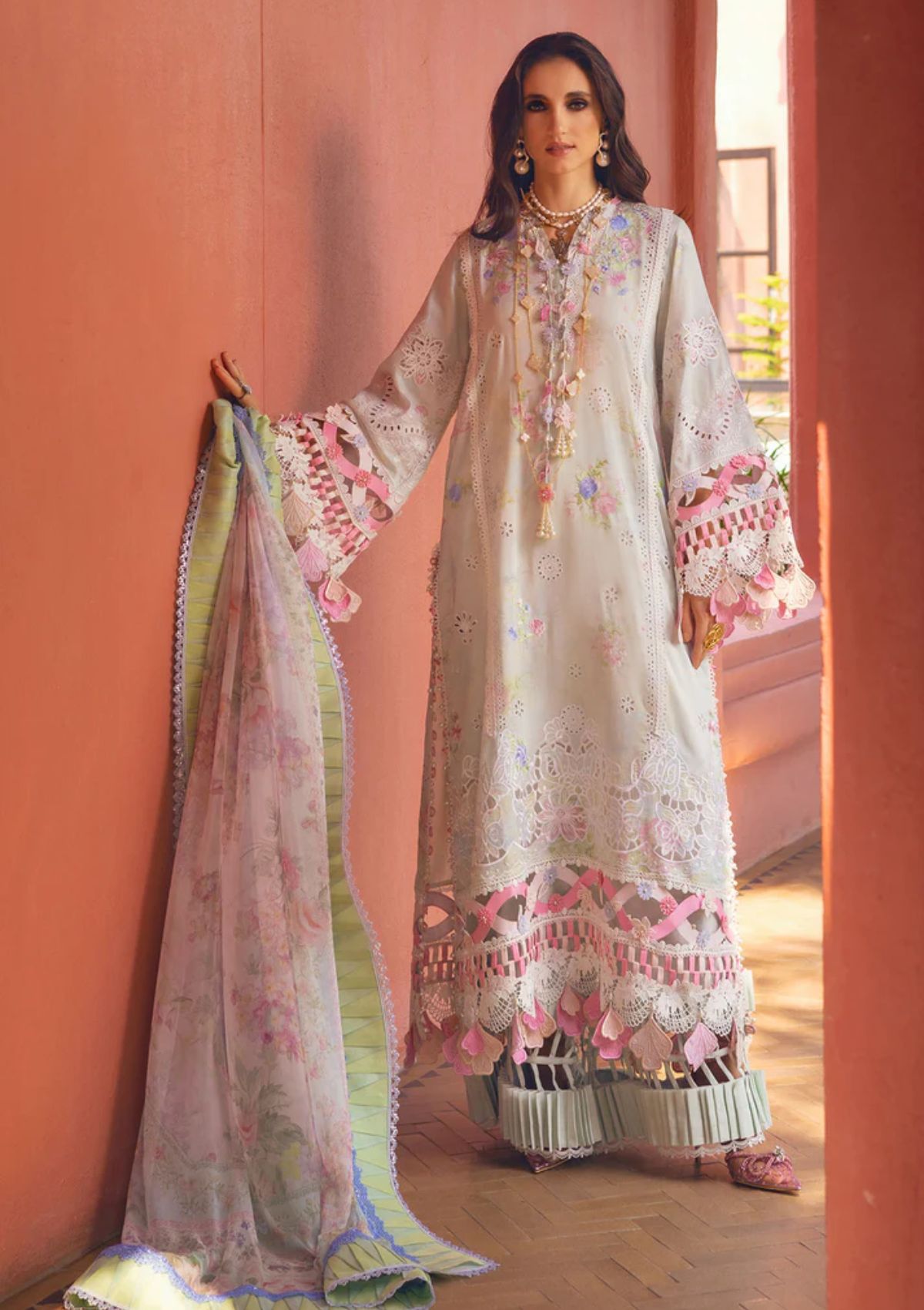 Lawn Collection - Annus Abrar - Neroli - D#04 - AMAFAH