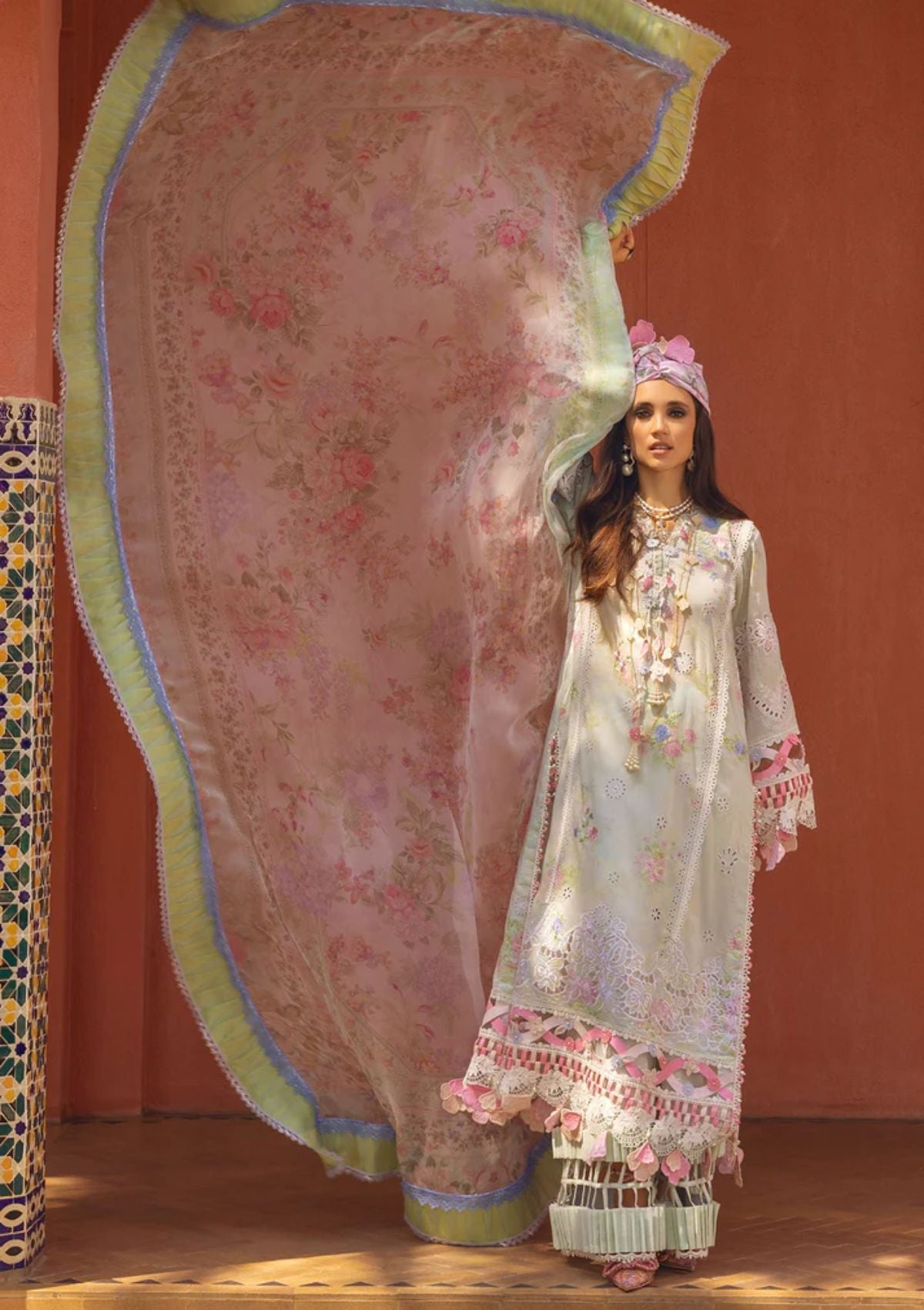 Lawn Collection - Annus Abrar - Neroli - D#04 - AMAFAH