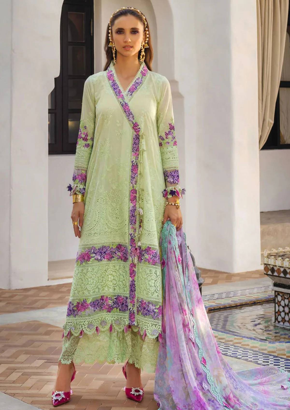 Lawn Collection - Annus Abrar - Neroli - D#03 - AMANI