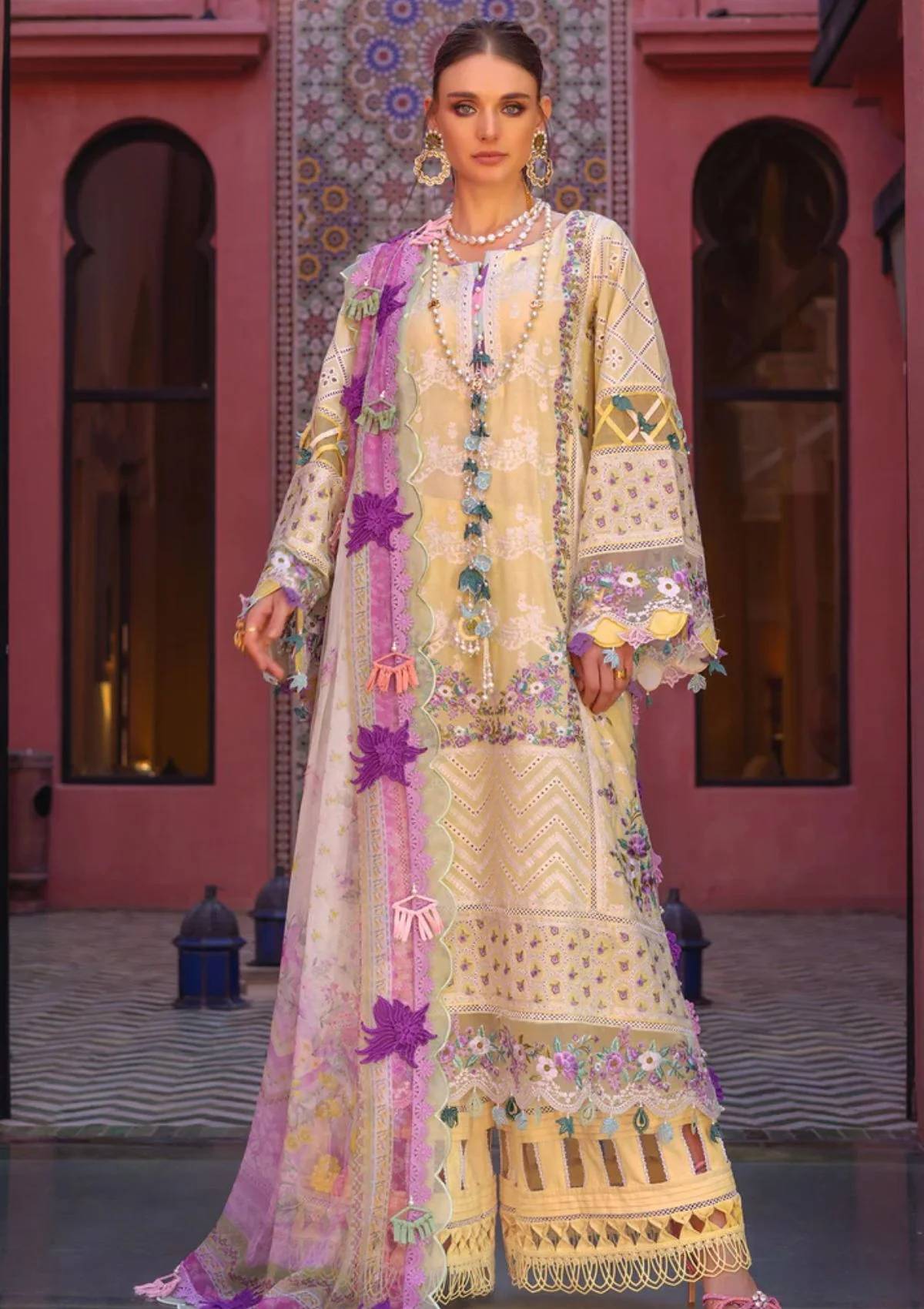 Lawn Collection - Annus Abrar - Neroli - D#10 - AMAYA