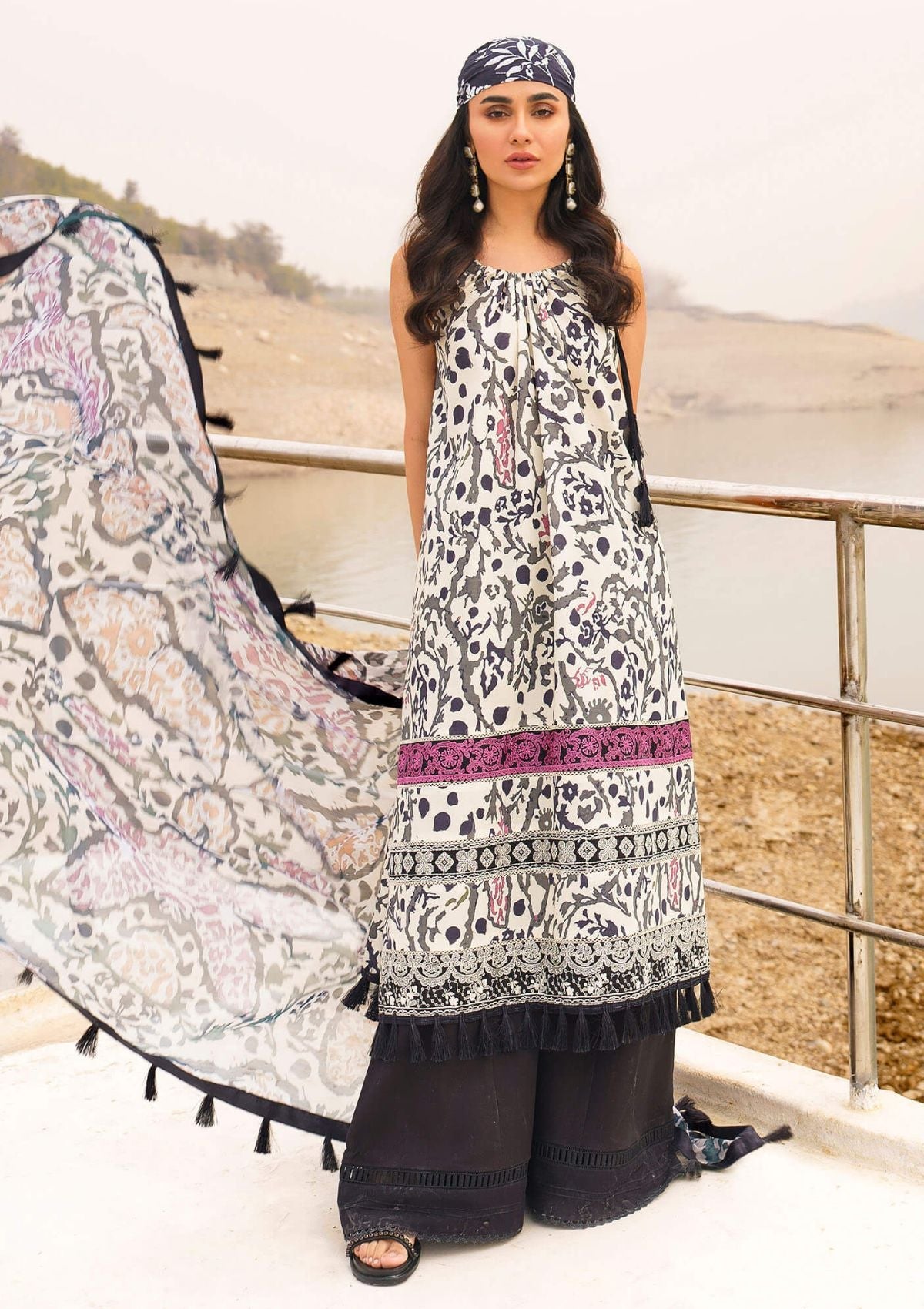 Lawn Collection - Asifa & Nabeel - Meraki - M#20 - BEGONIA