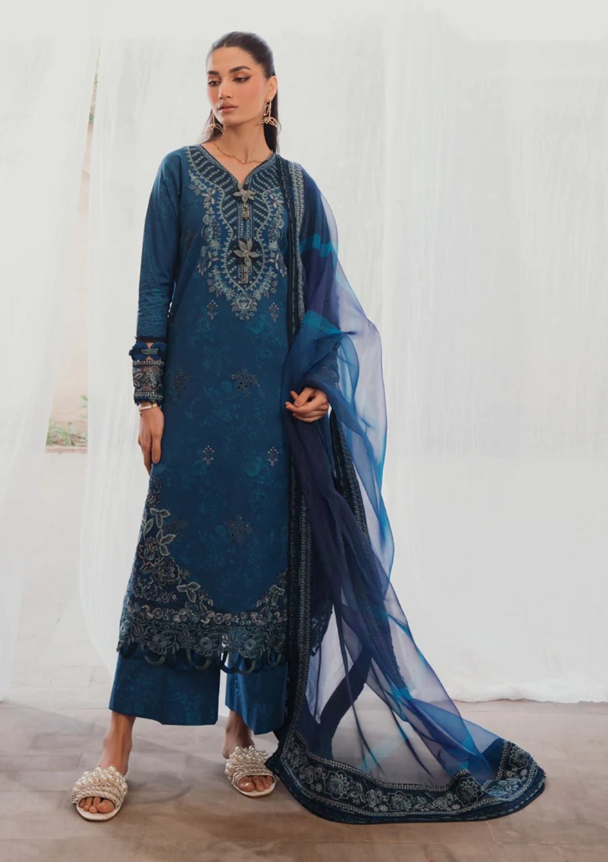 Lawn Collection - Xenia - Farozaan - XF#01 - TASLIMA