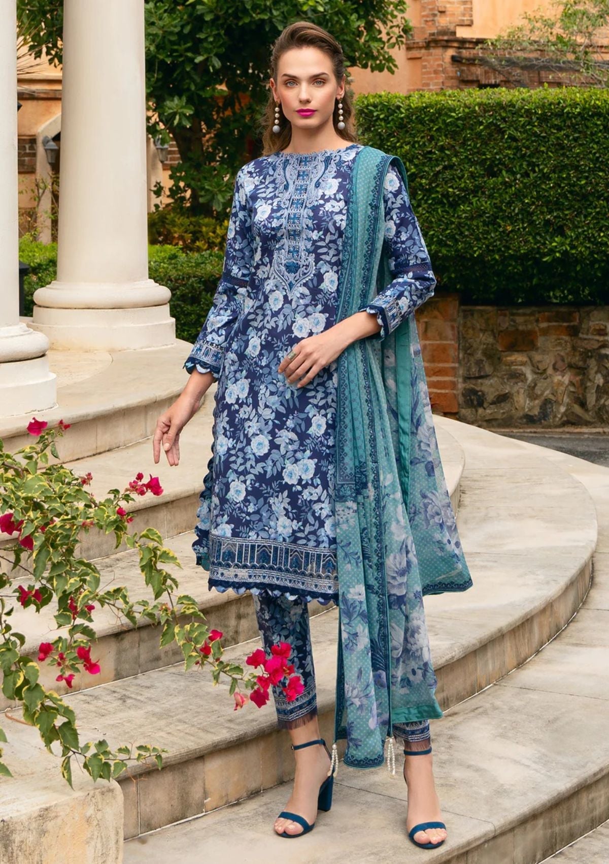 Lawn Collection - Gulaal - The Enchanted Garden - EG24#07 - OLVERA