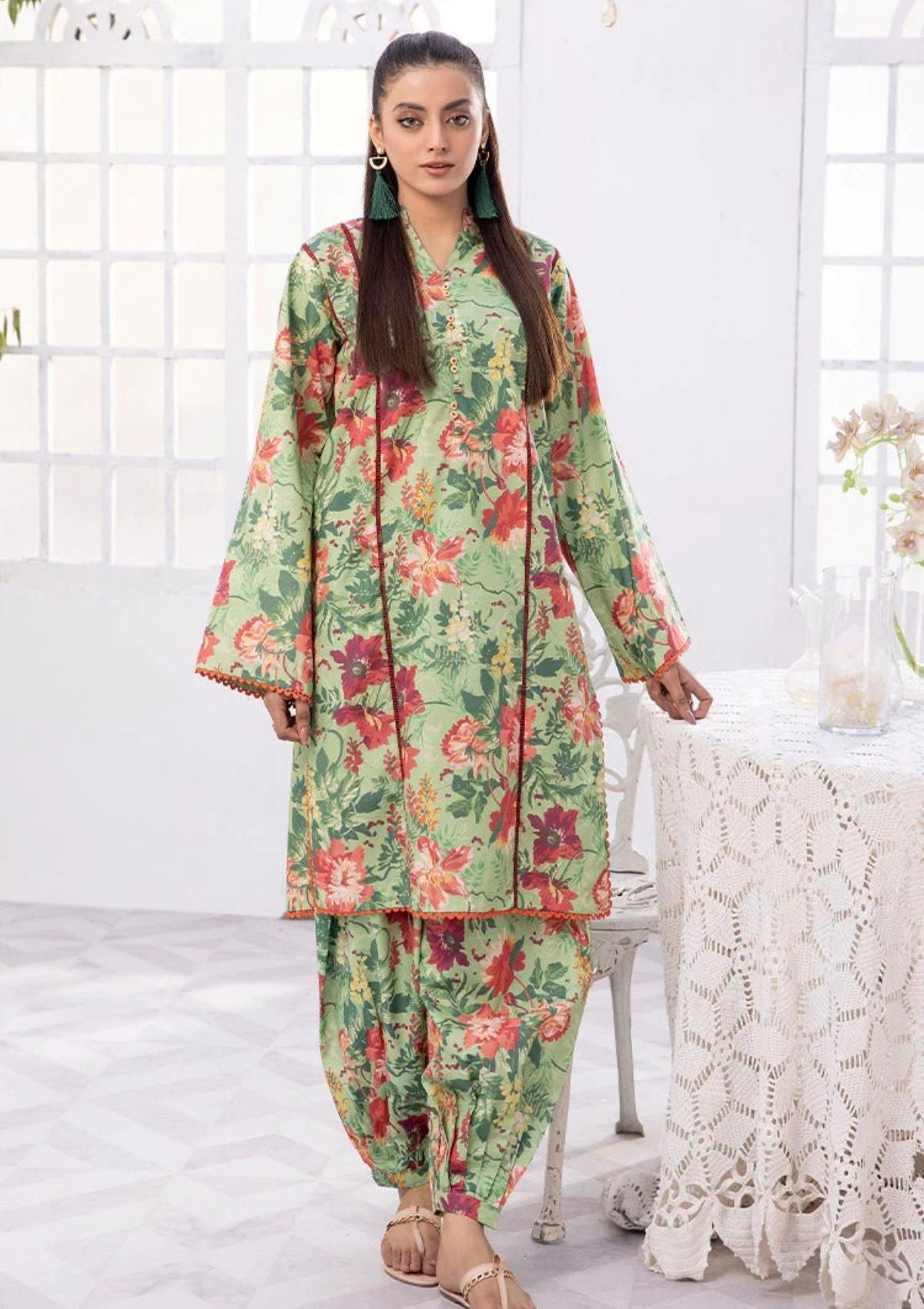 Lawn Collection - Ellena - Digital Printed - 2 Pc - EAS-L2-03-02