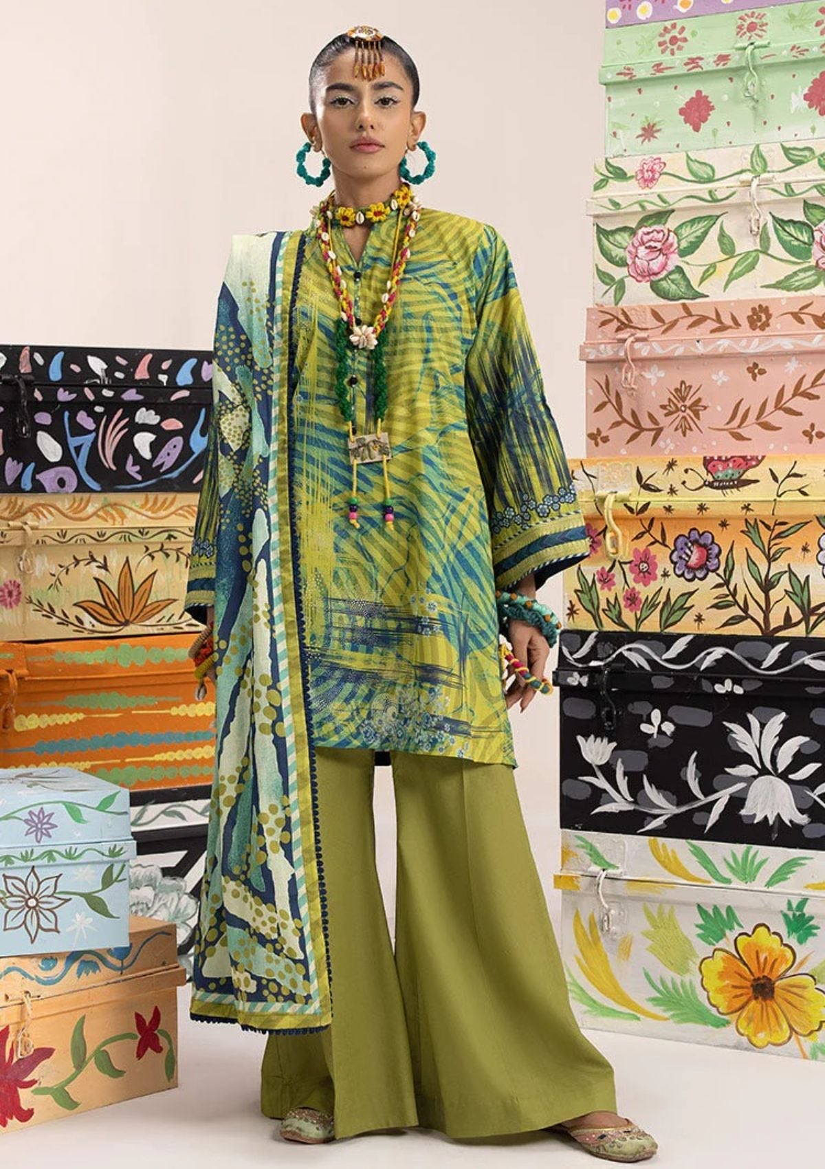 Lawn Collection - Ellena - Digital Printed - 3 Pcs - EAS-L3-02-17