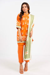 Winter Collection - Al Karam - Unstitched 24 - FW-49.1-24-ORANGE