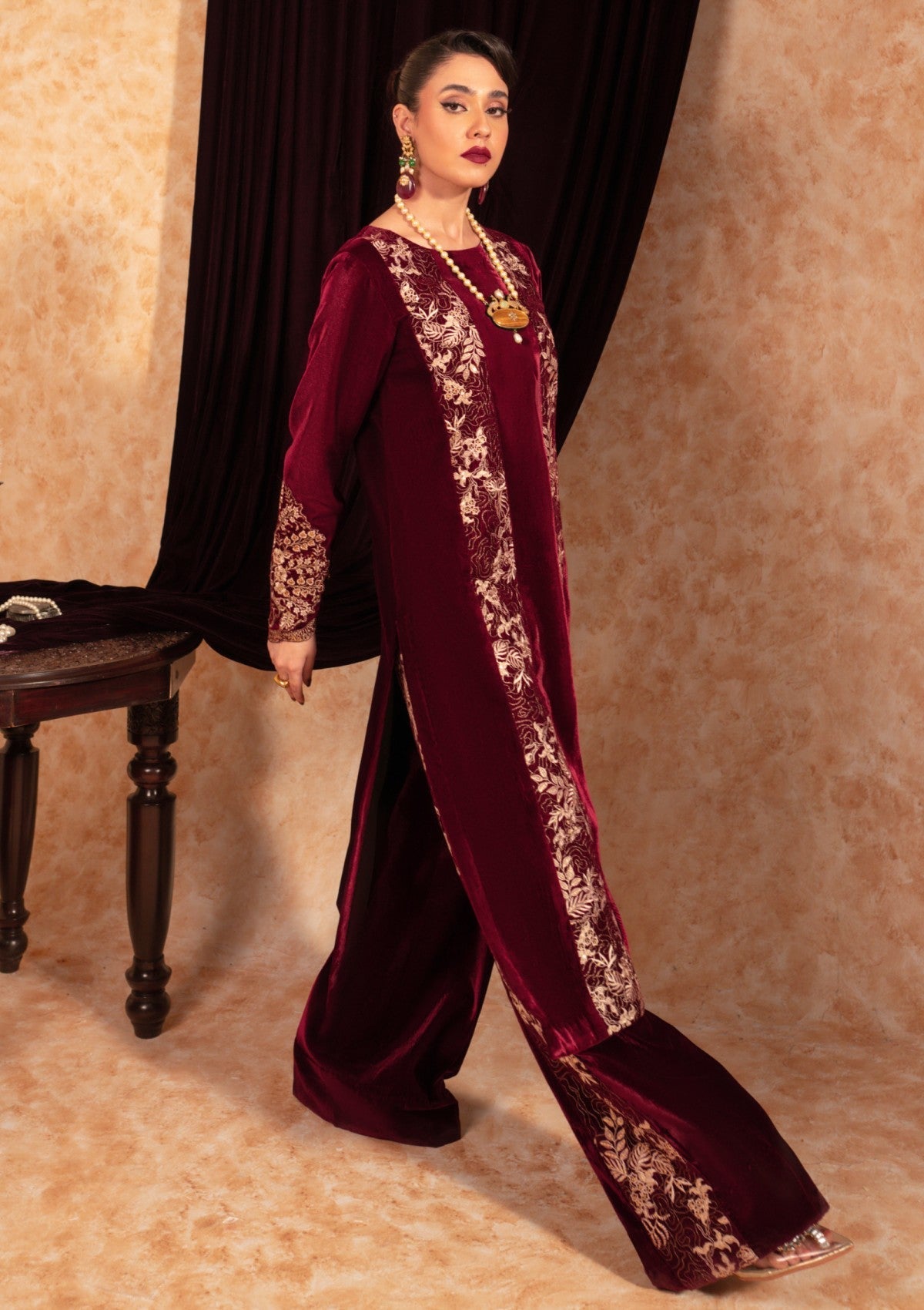 Pret Collection - Fozia Khalid - Velvet Deck 24 - Duchess