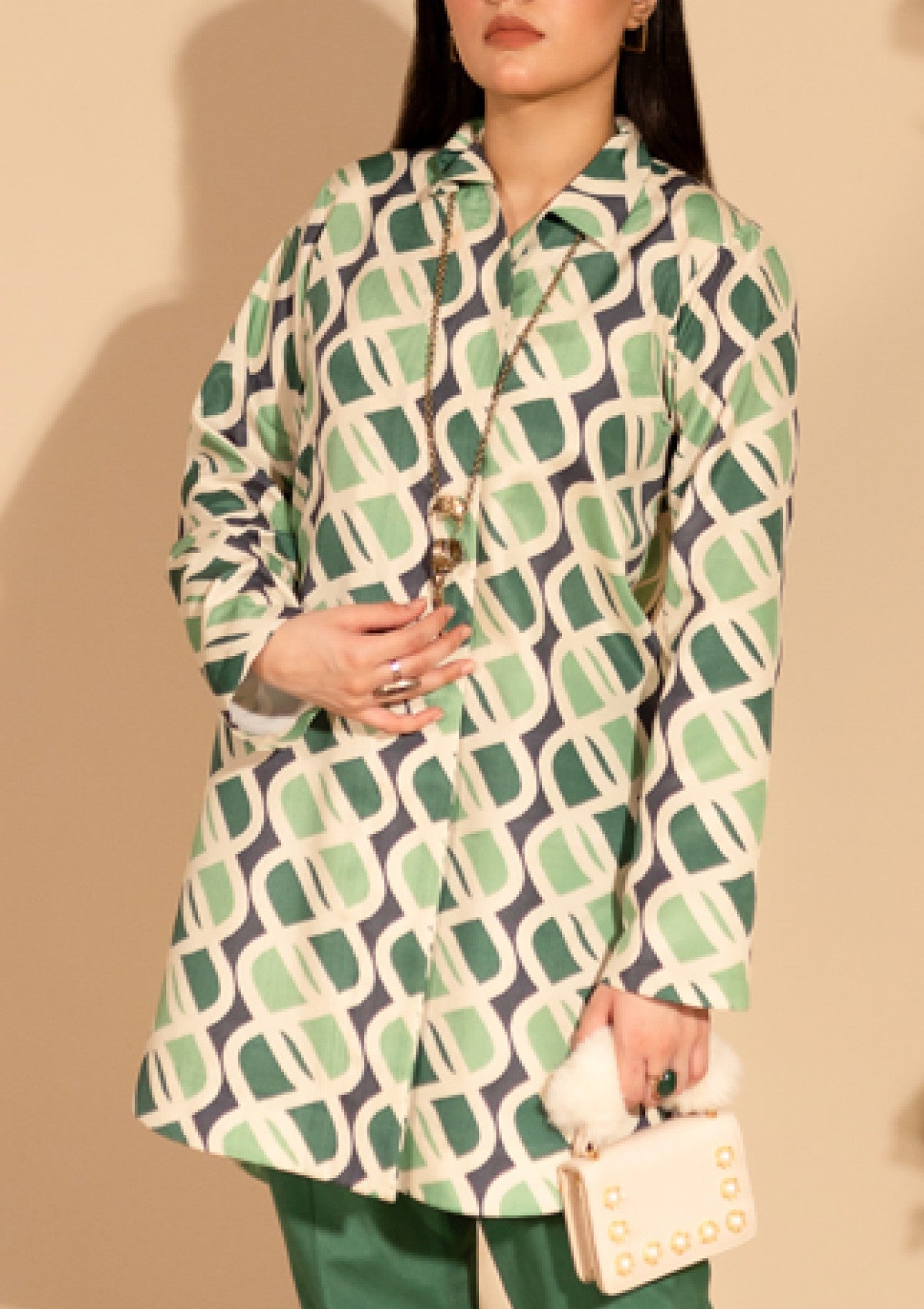 Pret Collection - Fozia Khalid - Basics - Print Edit - EMERAUDE