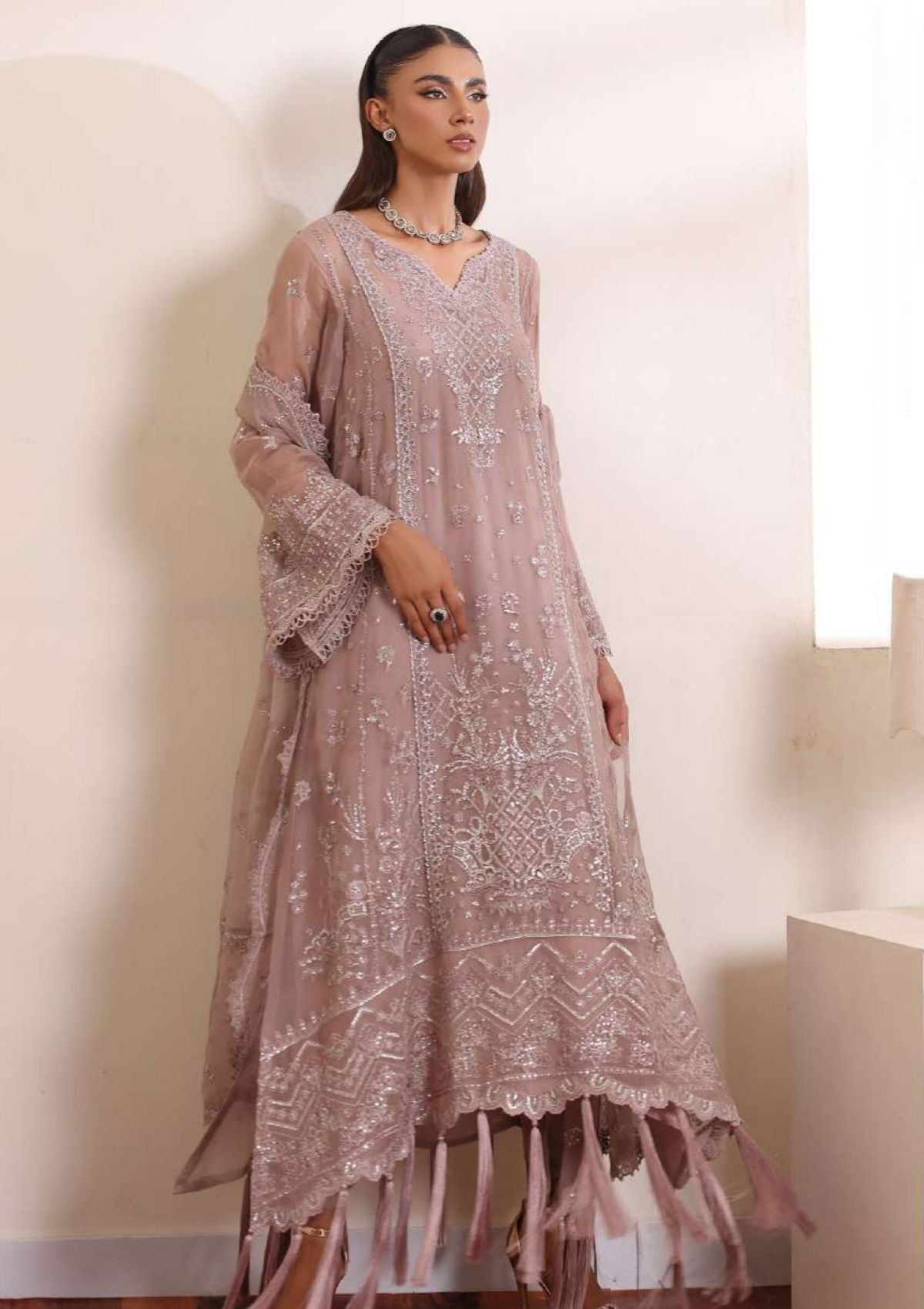 Formal Collection - Noor - Saadia Asad - Chiffon - De Luxe - NCD24#07 - Seaina