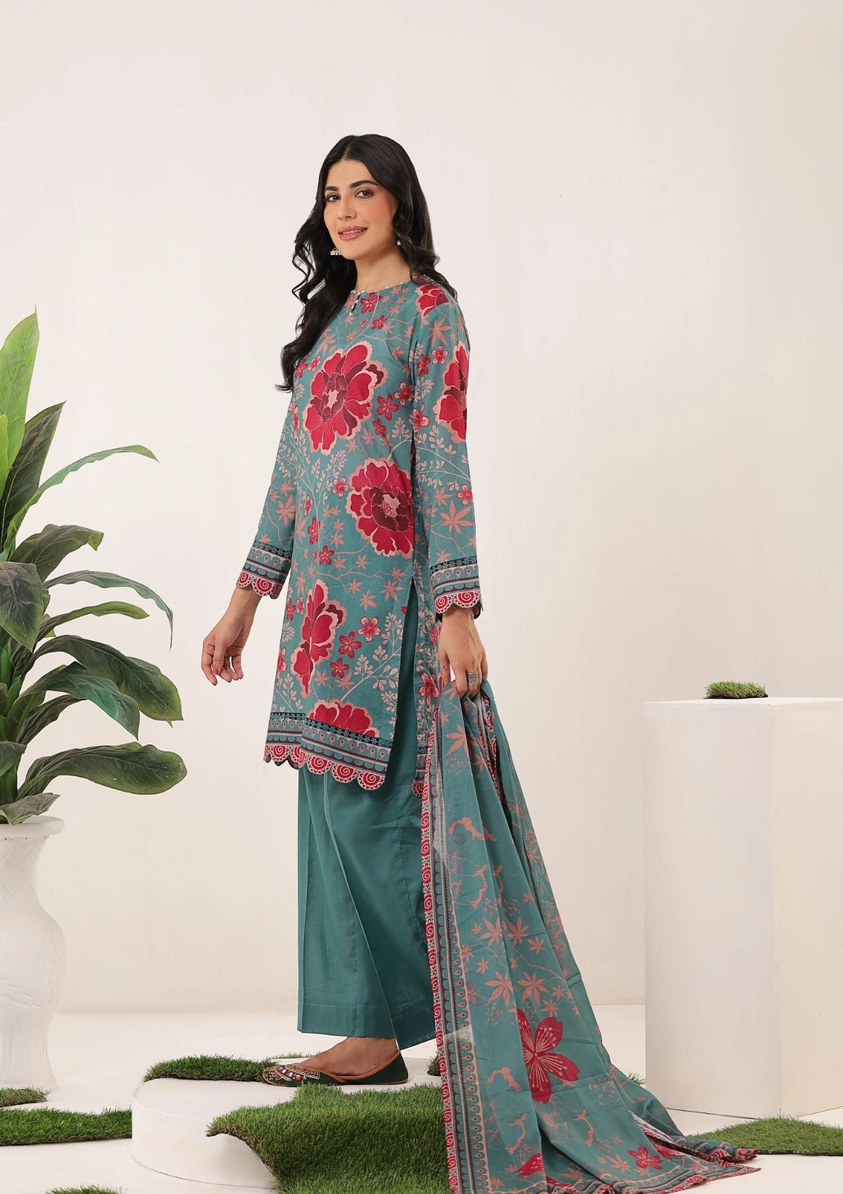 Lawn Collection - Keysha - Summer Bloom - Vol 04 - KS-SS-24-35