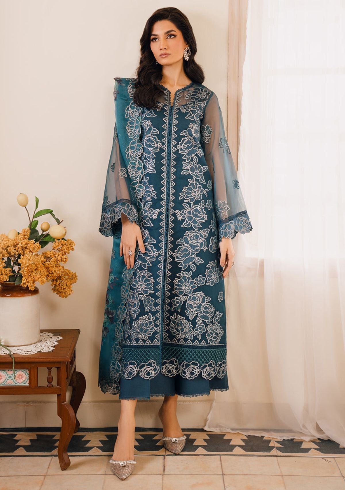 Lawn Collection - Bin Ilyas - Naqsh - D#7A - MAVI