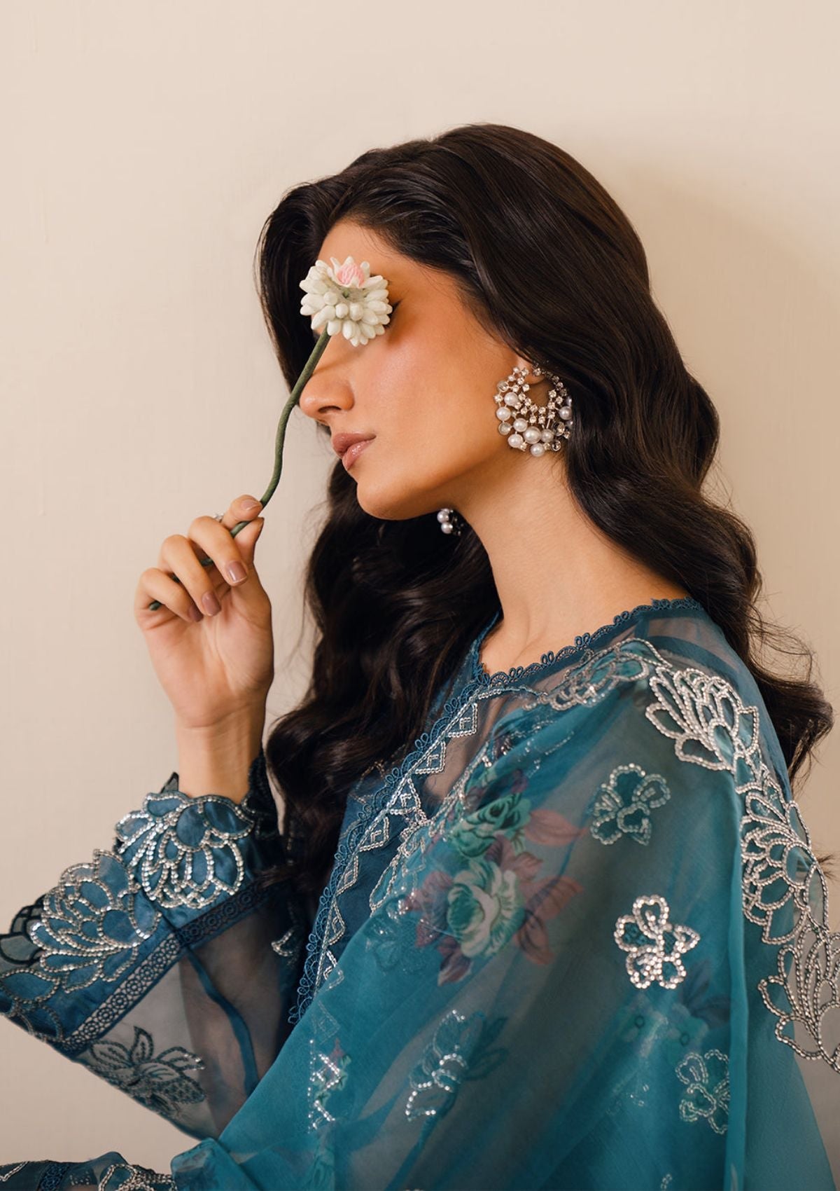 Lawn Collection - Bin Ilyas - Naqsh - D#7A - MAVI