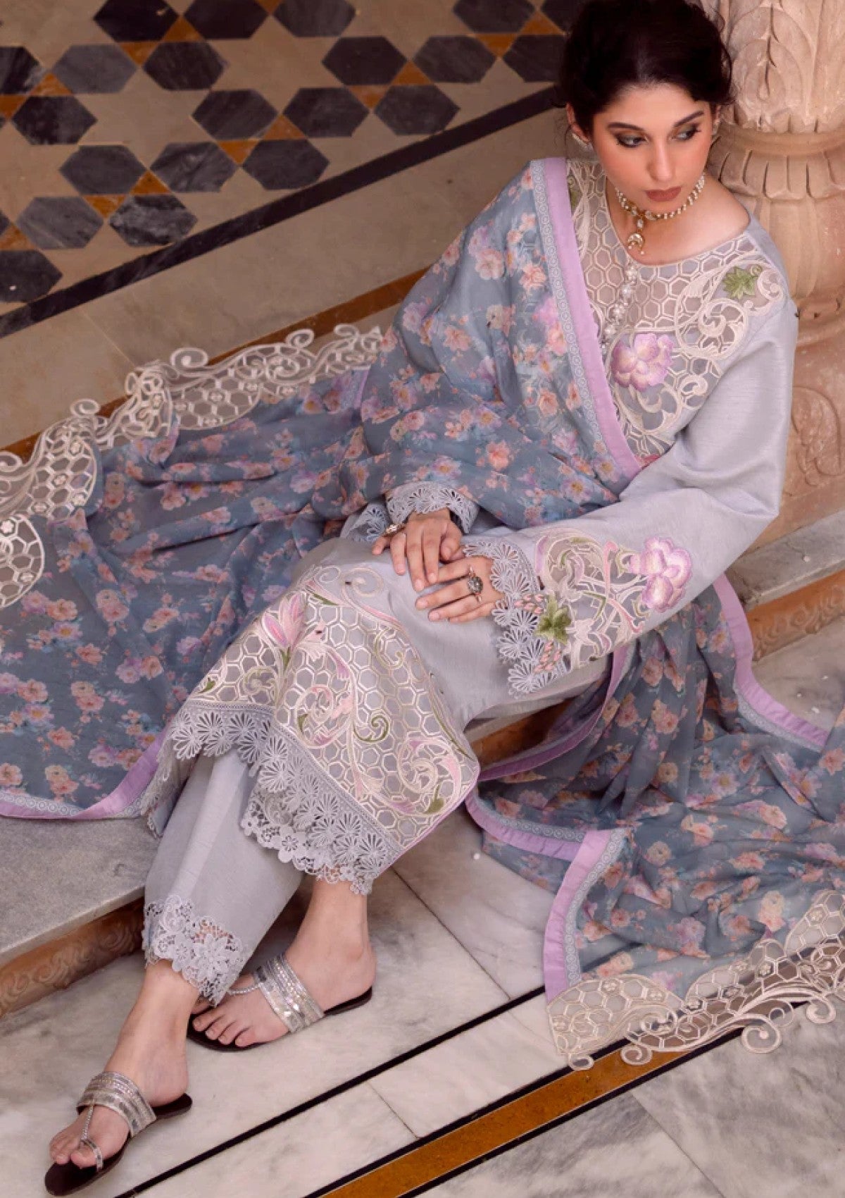 Pret Collection - Fozia Khalid - Kahani - Silk Volume IV - Yasmeen