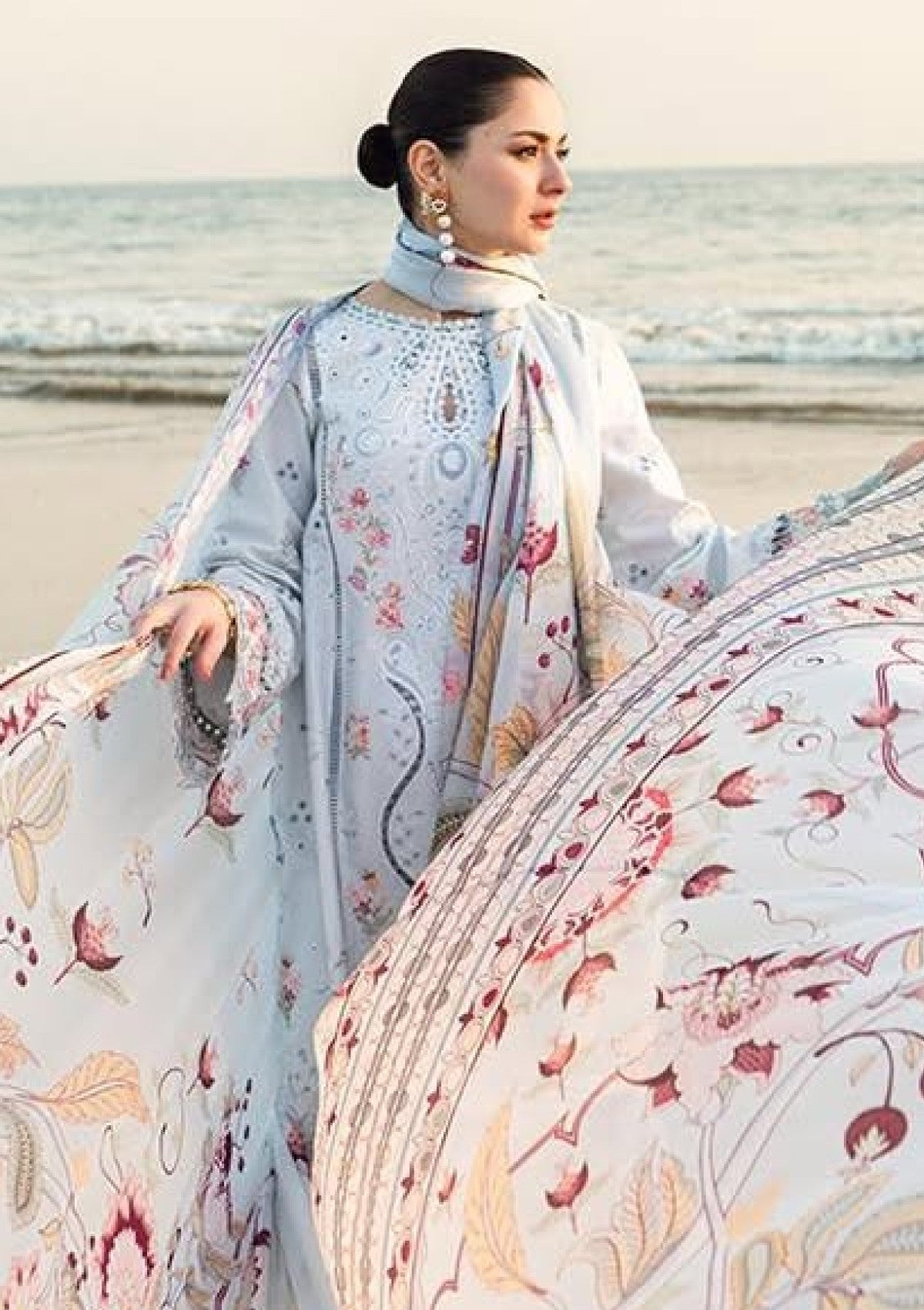Lawn - Qalamkar - Sahil - Luxury - QSL25#02 - Isabella