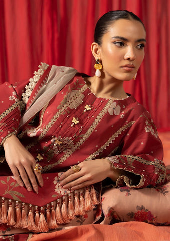 Lawn Collection - Alizeh - Sheen - ALS24#06 - RUSSET