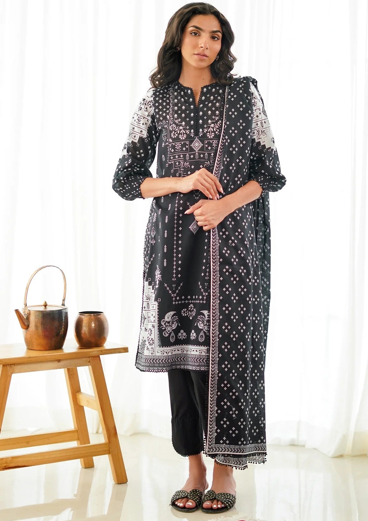 Lawn Collection - Sahar - Monochrome - SM24#09