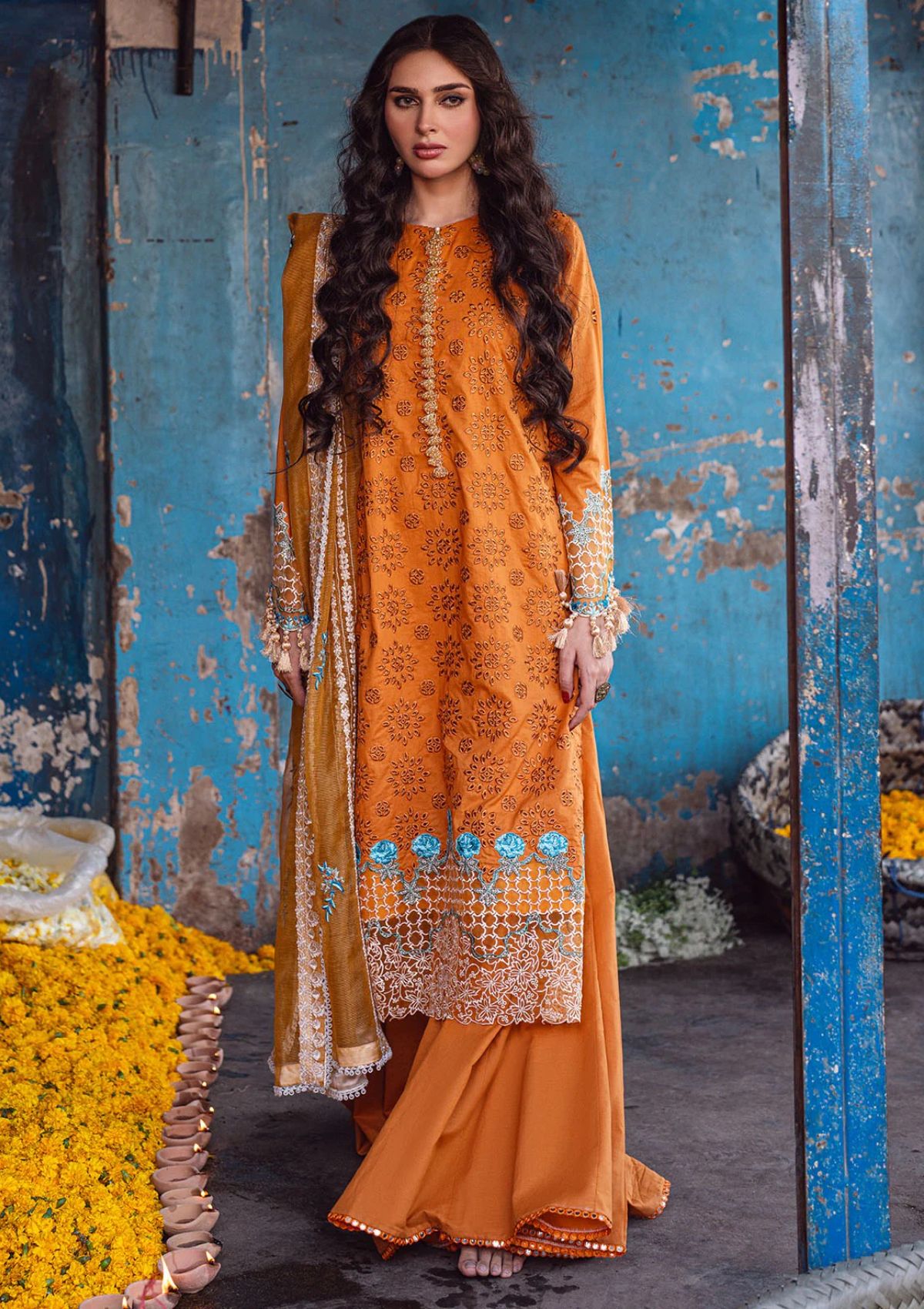 Lawn Collection - Sahane - Sahakari - Chikankari - CT#10002 - Mashal