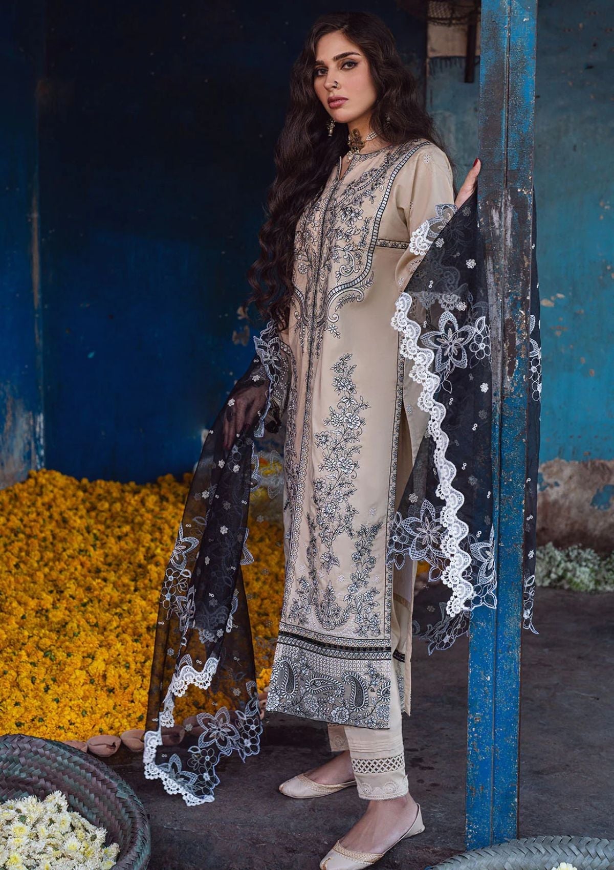 Lawn Collection - Sahane - Sahakari - Chikankari - CT#10009 - Ghazal