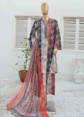 WCKF-003 - 3 Piece Printed Stitched Suit