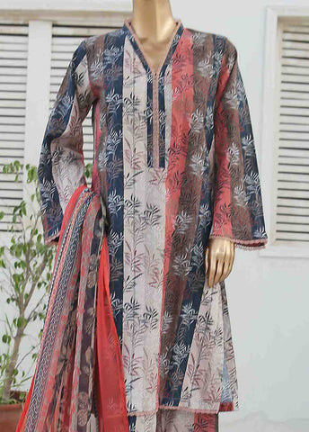 WCKF-003 - 3 Piece Printed Stitched Suit