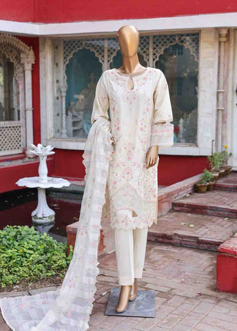 WCTF-001 A- 3 Piece Embroidered Stitched Suit