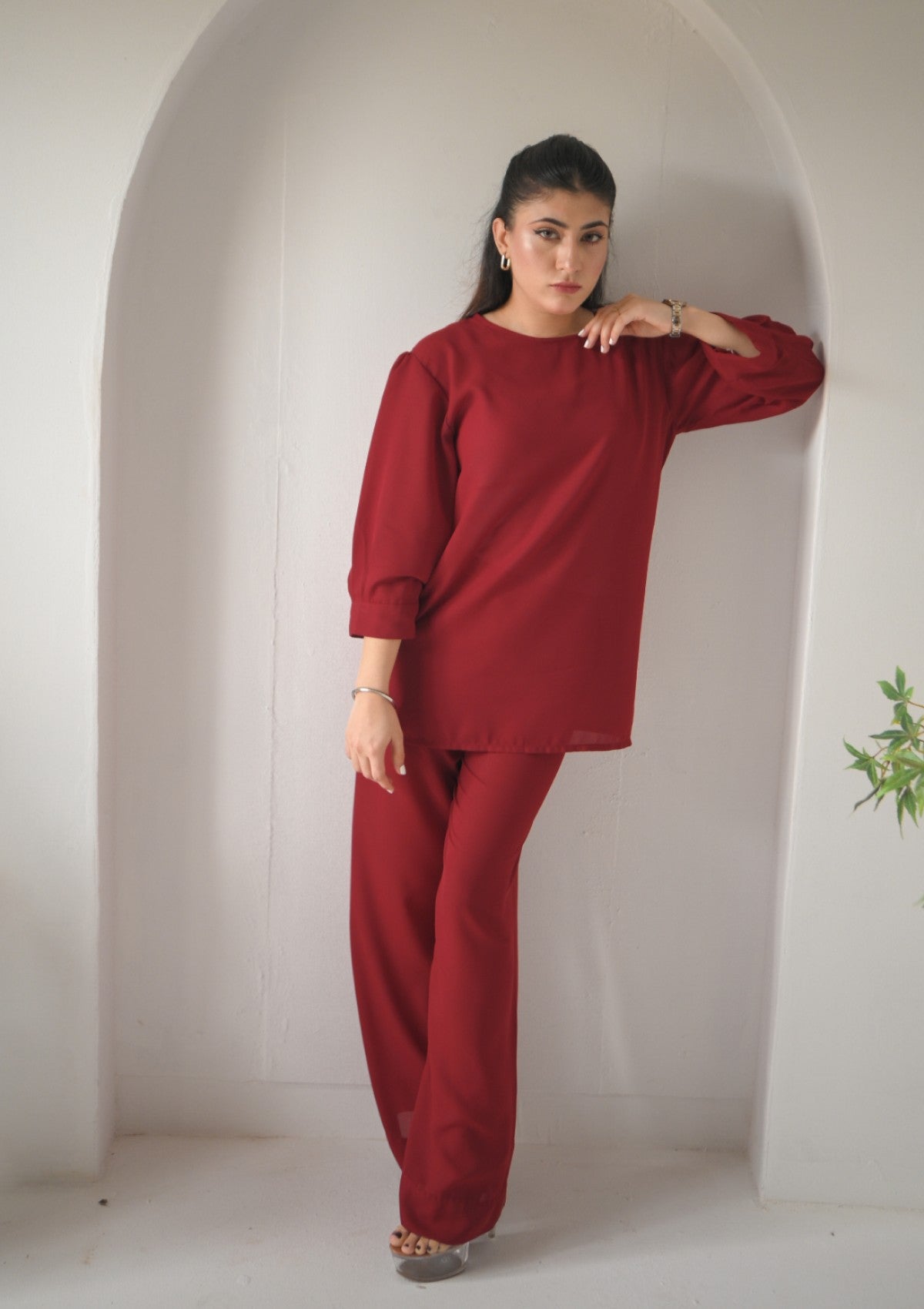 Pret Collection - Zauk - Two Piece - ZP24#11 - Rose